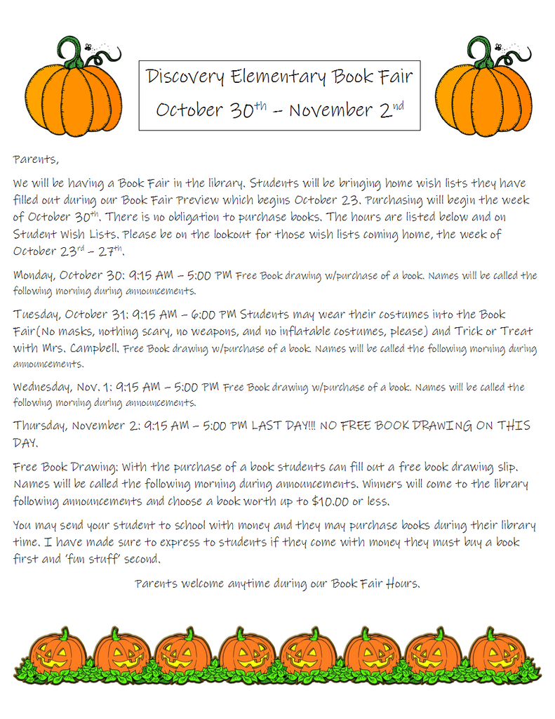 Book Fair Flyer