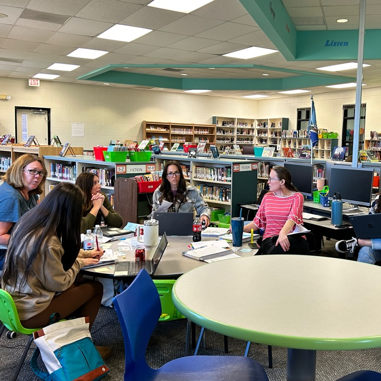 TAE and TMS teachers hard at work, putting this workday to good use, learning about literacy! When teachers grow, students grow! #lifelonglearners
