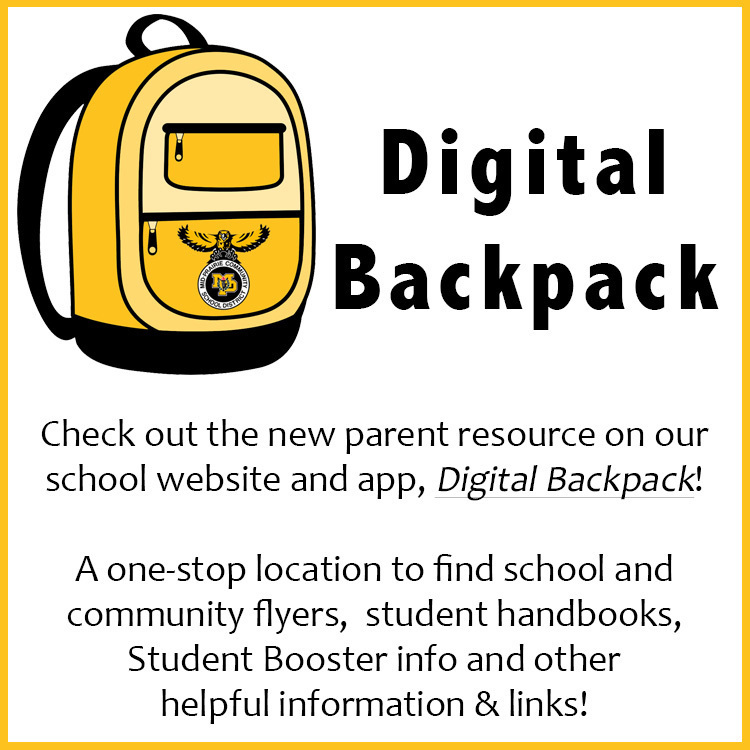 Digital Backpack, a one-stop location parent resource for flyers and helpful information