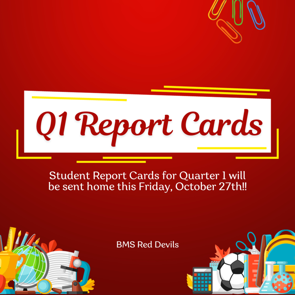report card reminder