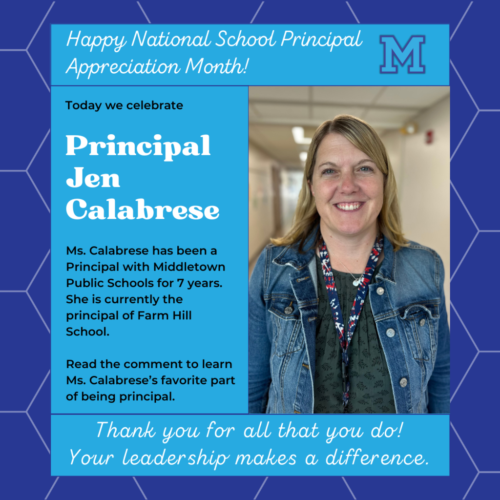 National Principal Appreciation Month - Jen Calabrese