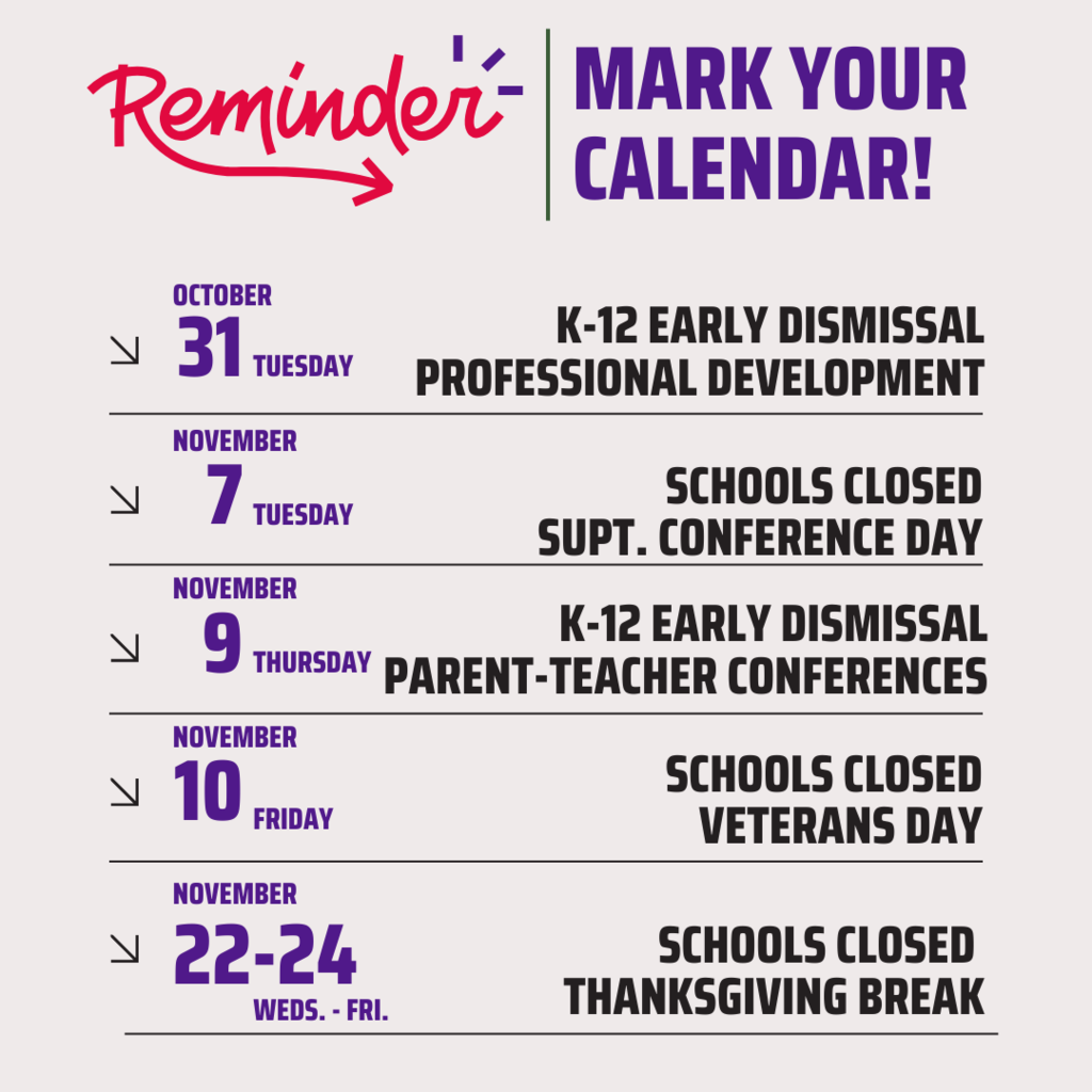 Student Calendars