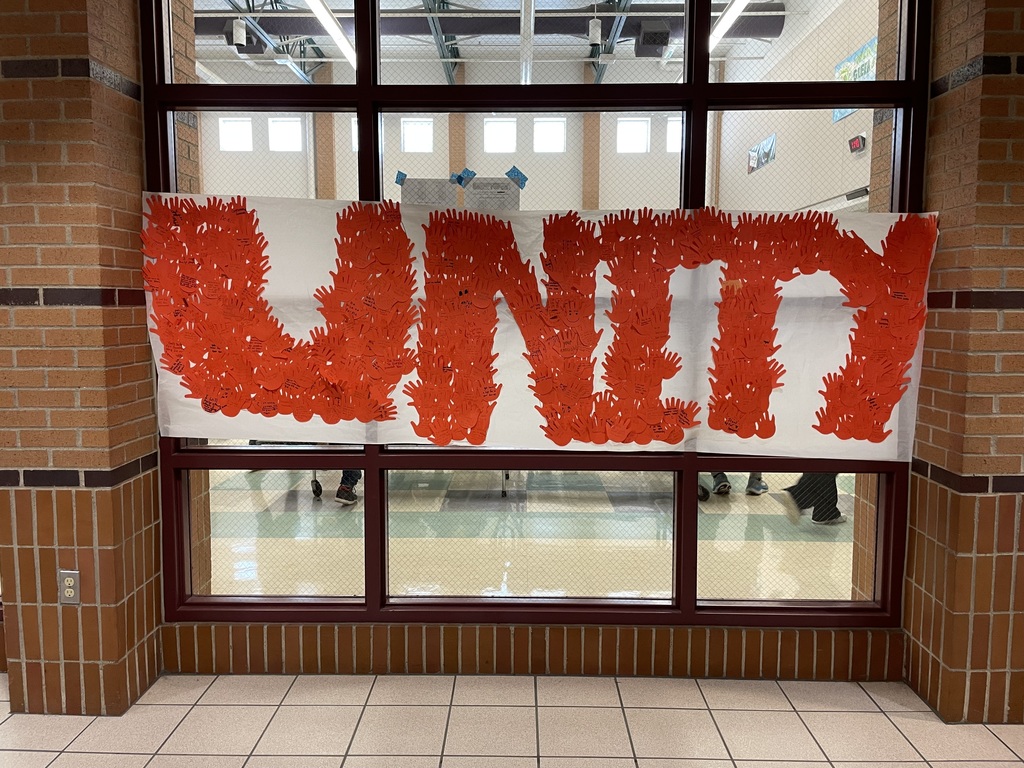 sign spelling UNITY with hands