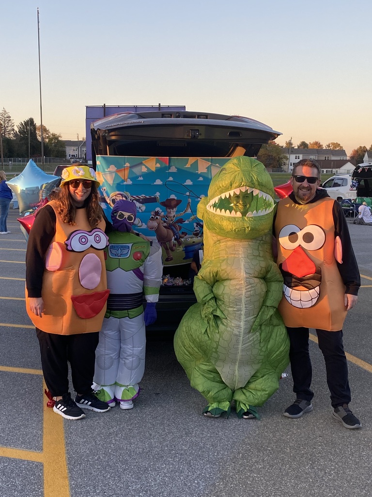 Family in costume