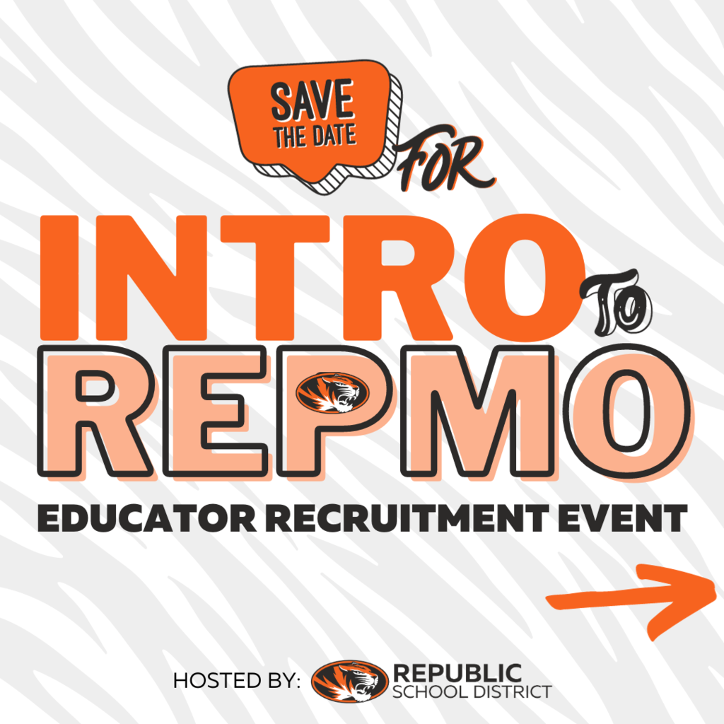 Tiger stripe background with 'INTRO TO REPMO"