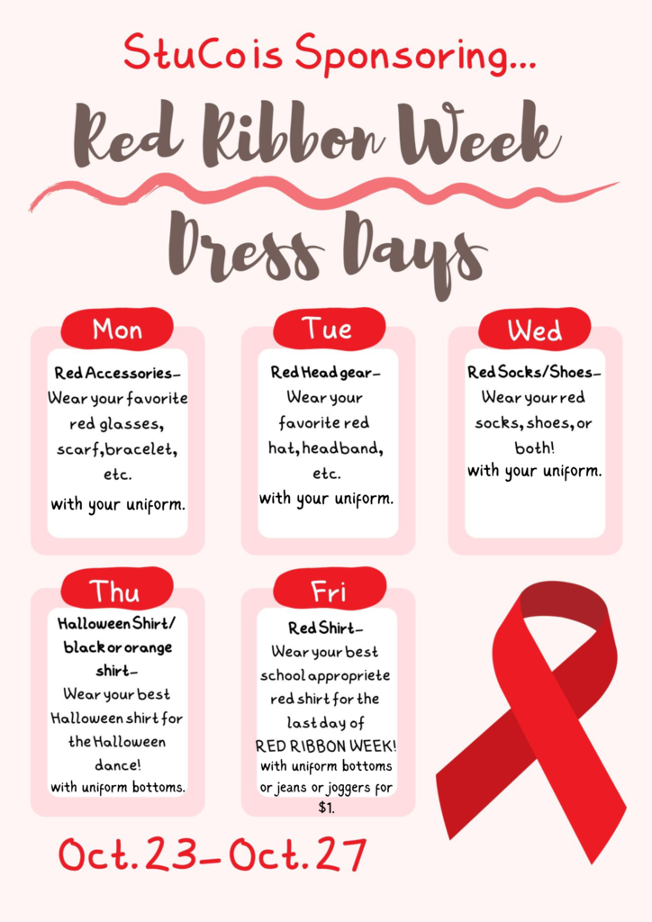 Red Ribbon Dress Days