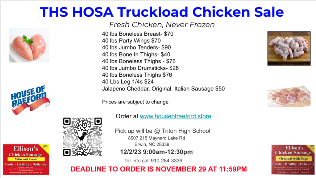 HOSA Annual Chicken Sale