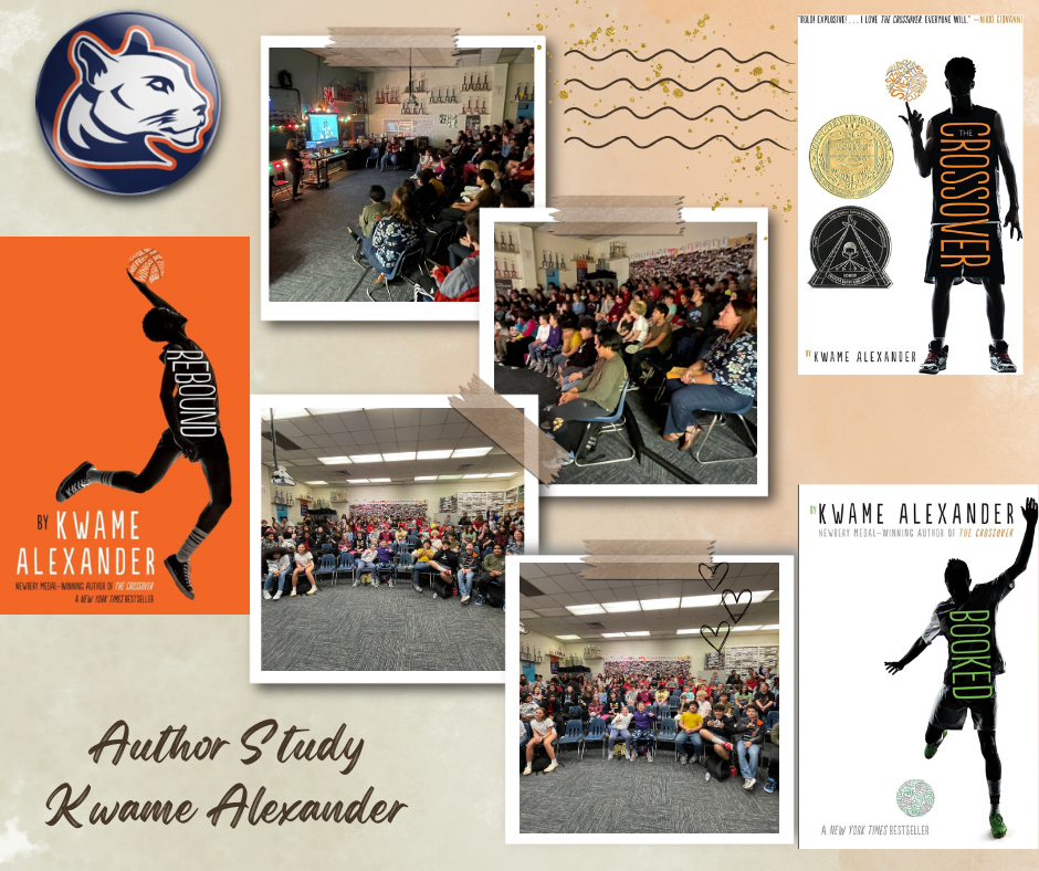 Students listening to an Author Study by Kwame Alexander