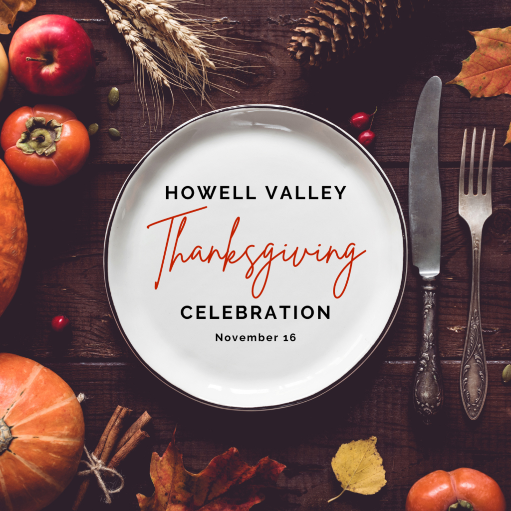 Howell Valley Thanksgiving Celebration November 16