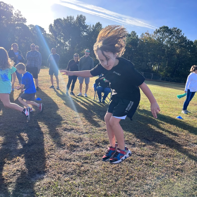 students running