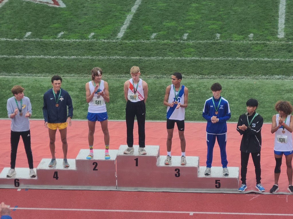 Landon Kimmel with medal.