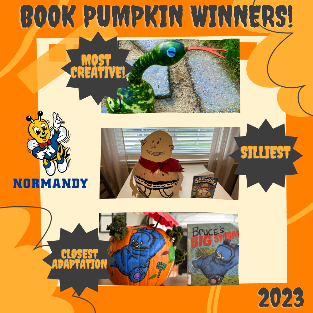 book pumpkin winners fall 2023