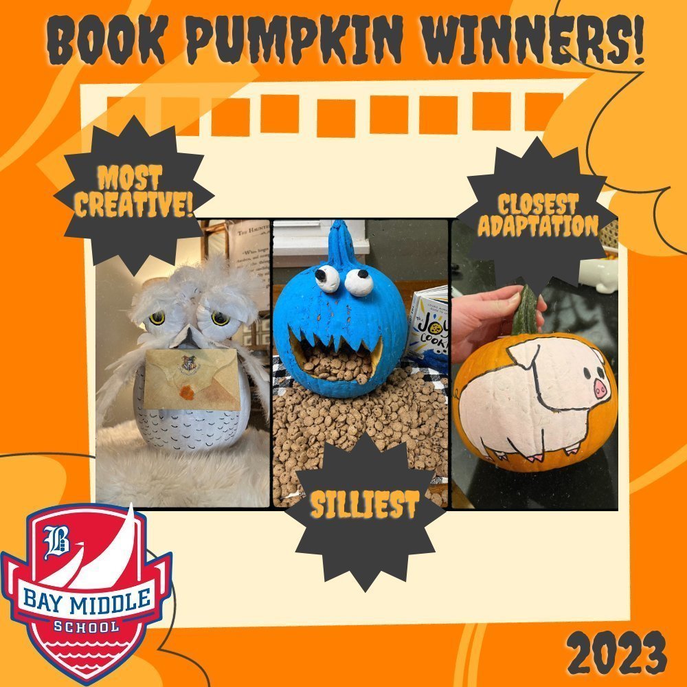 BMS book pumpkin winners