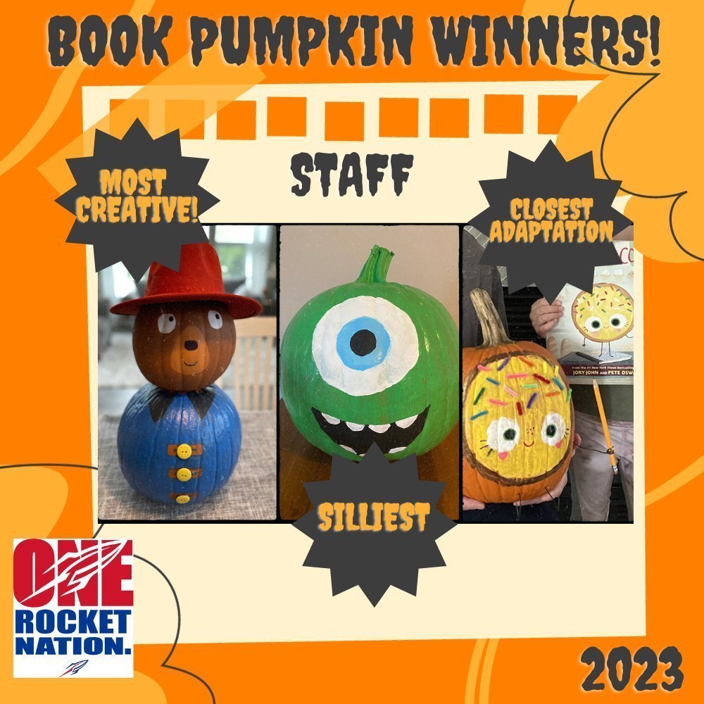 staff book pumpkin winners