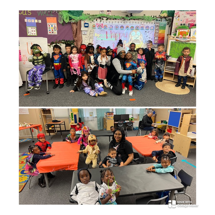 students in costumes