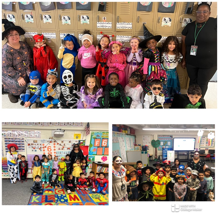 students in costumes