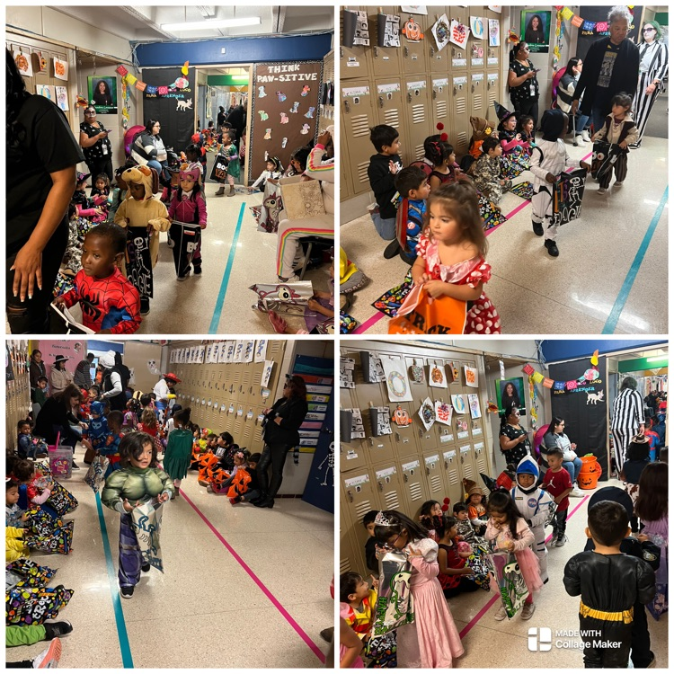 students in costumes