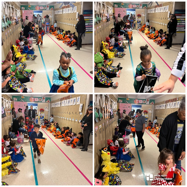 students in costumes