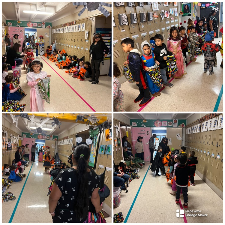 students in costumes