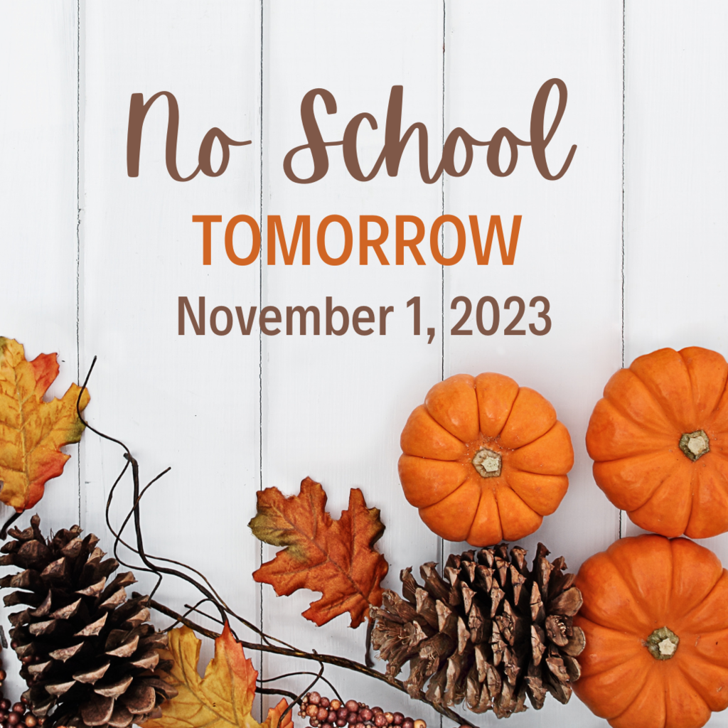 Student non-attendance day on November 1st.