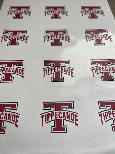 Tippecanoe stickers.