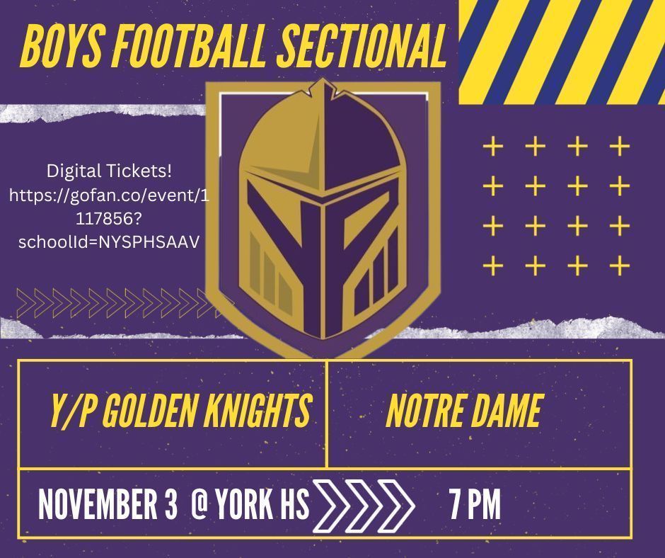 YP Football v ND Nov 3 2023