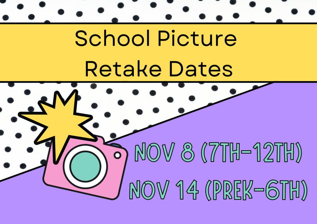school photo retake dates