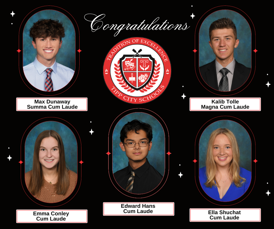 Congratulations to 5 Latin Honors  students from Class of 2023.