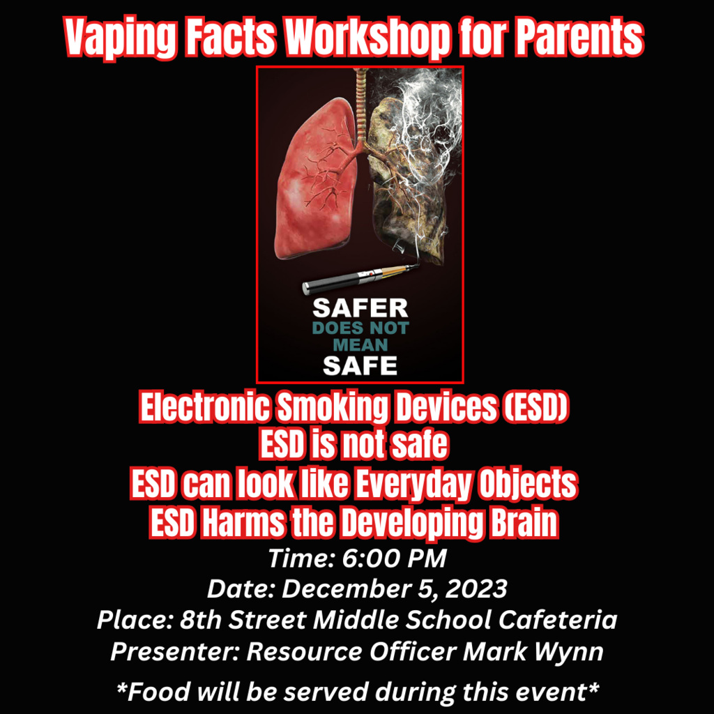 Vaping Facts Workshop for Parents