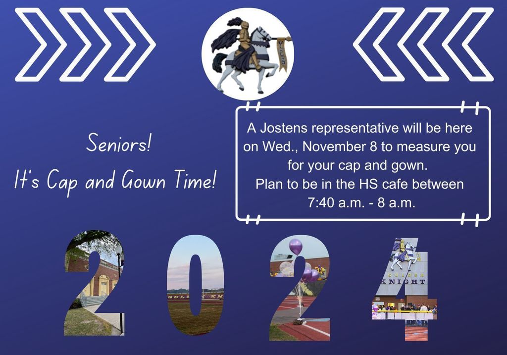 Jostens cap and gown