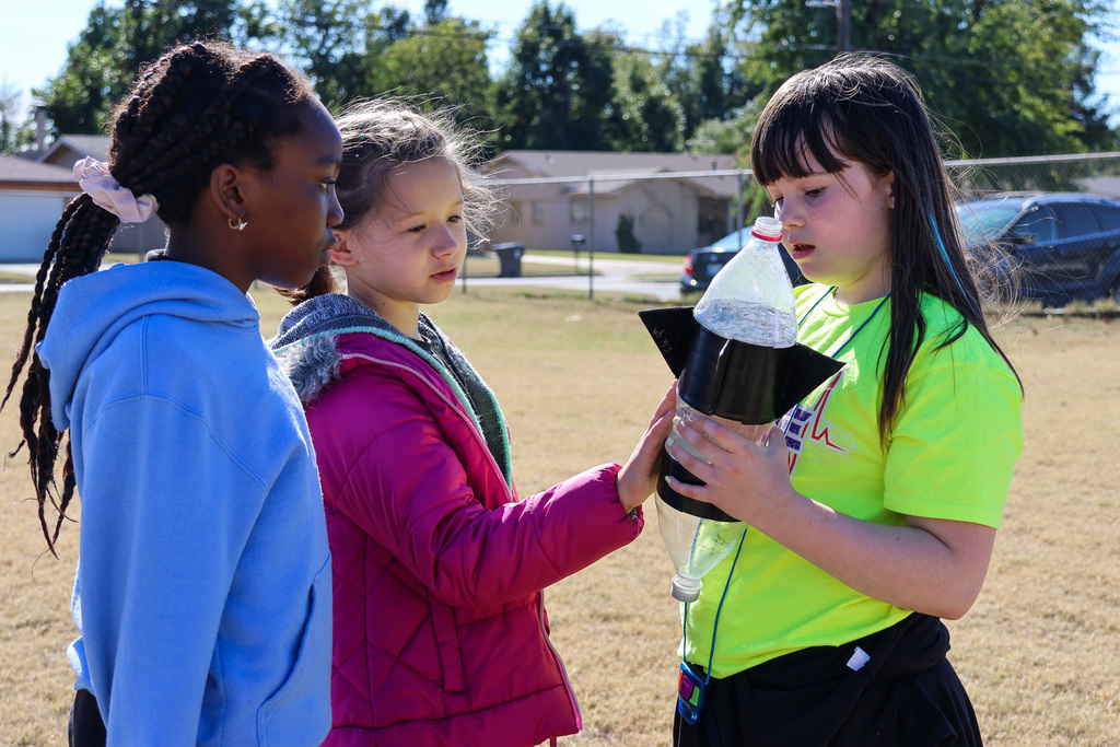 STEM bottle rocket launches