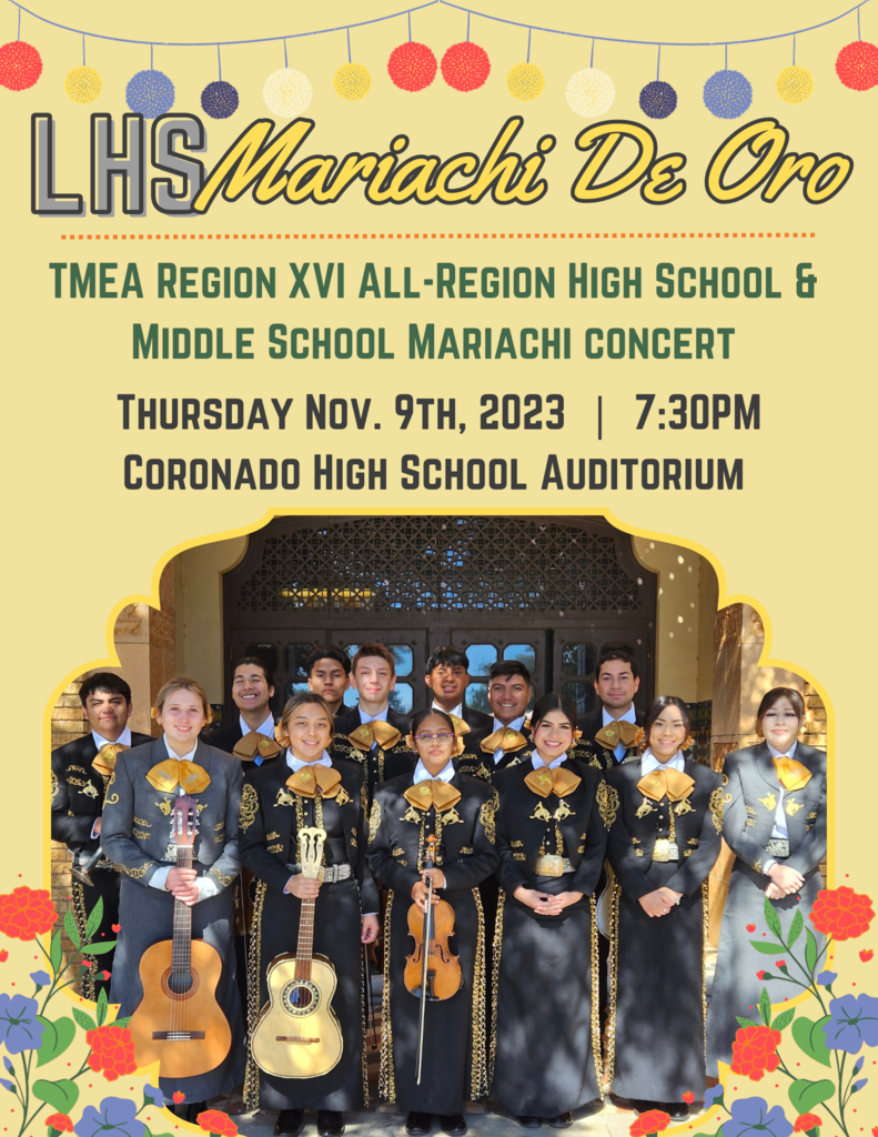 TMEA Mariachi flyer