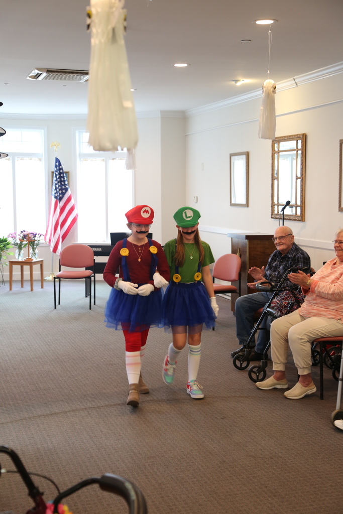 Middle school students are pictured during a field trip to Manor House in Batavia on Halloween.