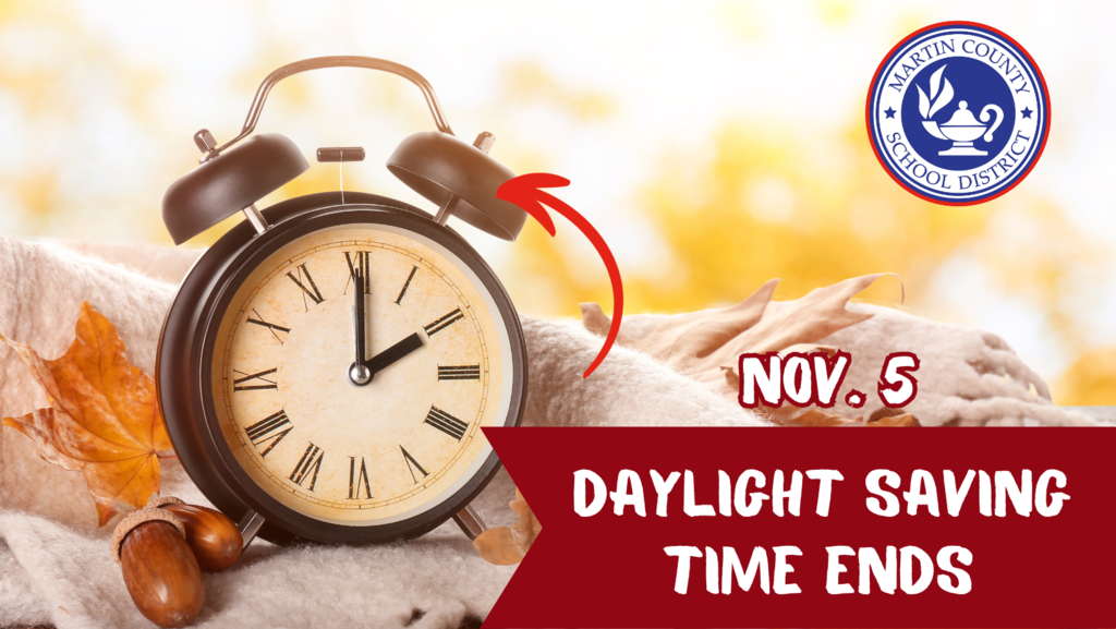 Daylight Saving Time ends