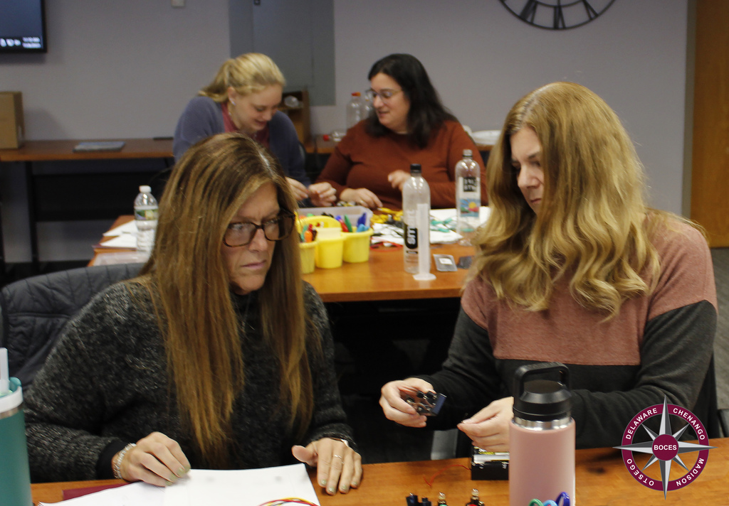 teachers in a Science Investigations professional Learning class