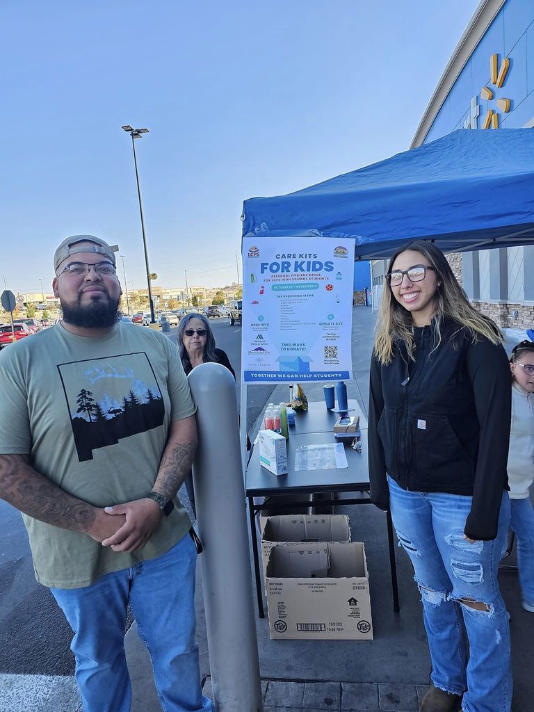 We have such an amazingly giving community!   The LCPS Foundation everyone who donated items for the Care Kits for Kids today and a special thanks to our Board Members who generously dedicated their Saturday morning to make a difference for our area High School students. Huge appreciation also goes to Walmart of Las Cruces for hosting us and making donations at each location! 