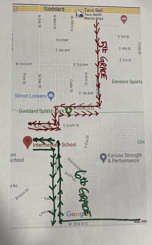 Traffic map