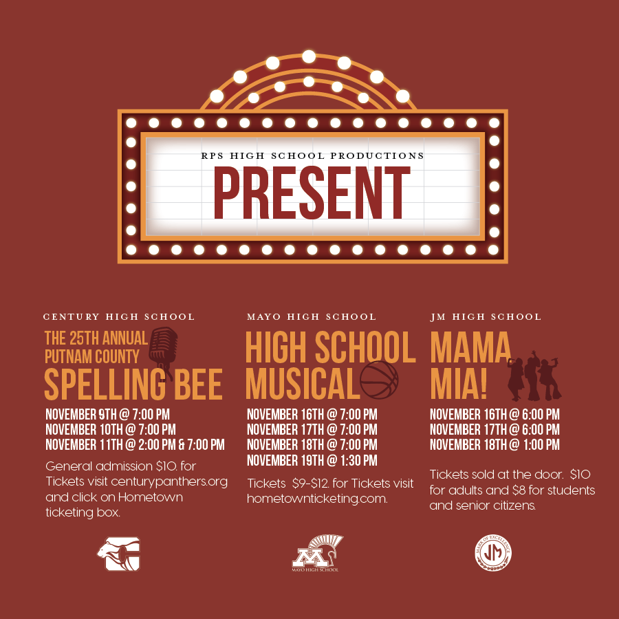 RPS High School Play Times