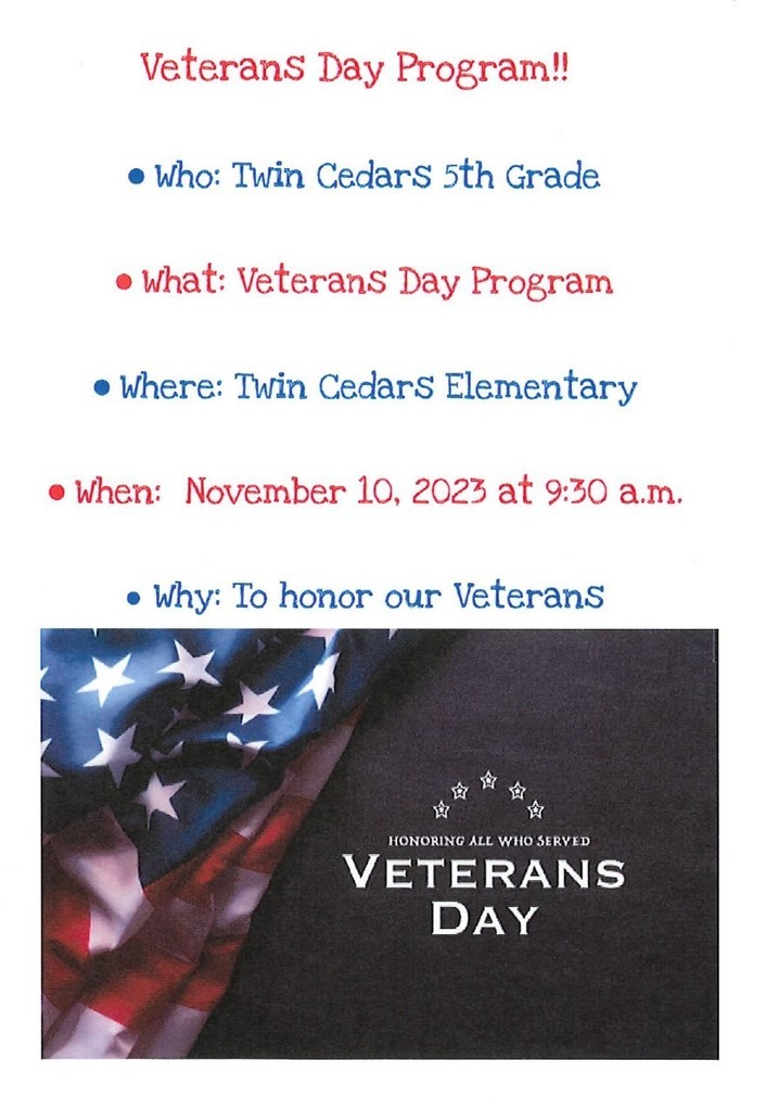 Veterans Day Program
