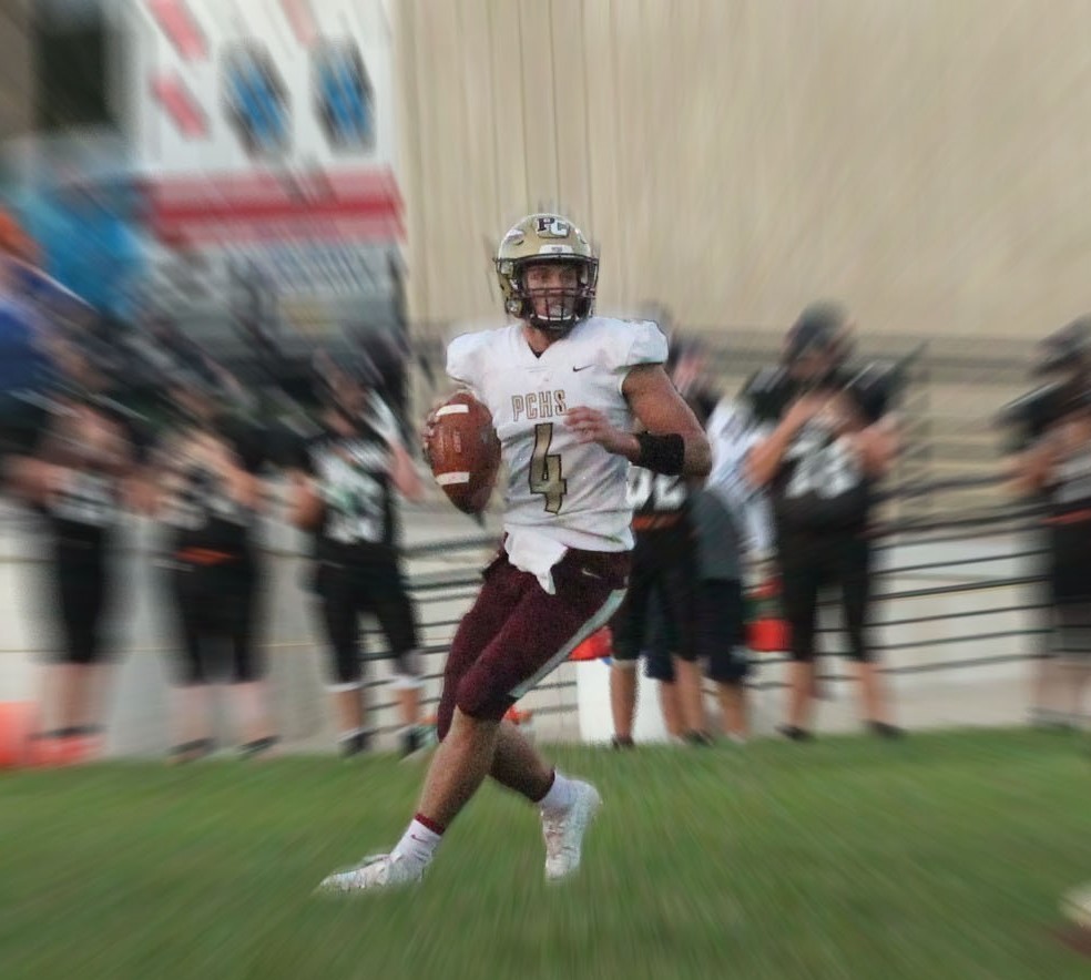PC Quarterback Ben Udelhofen in action