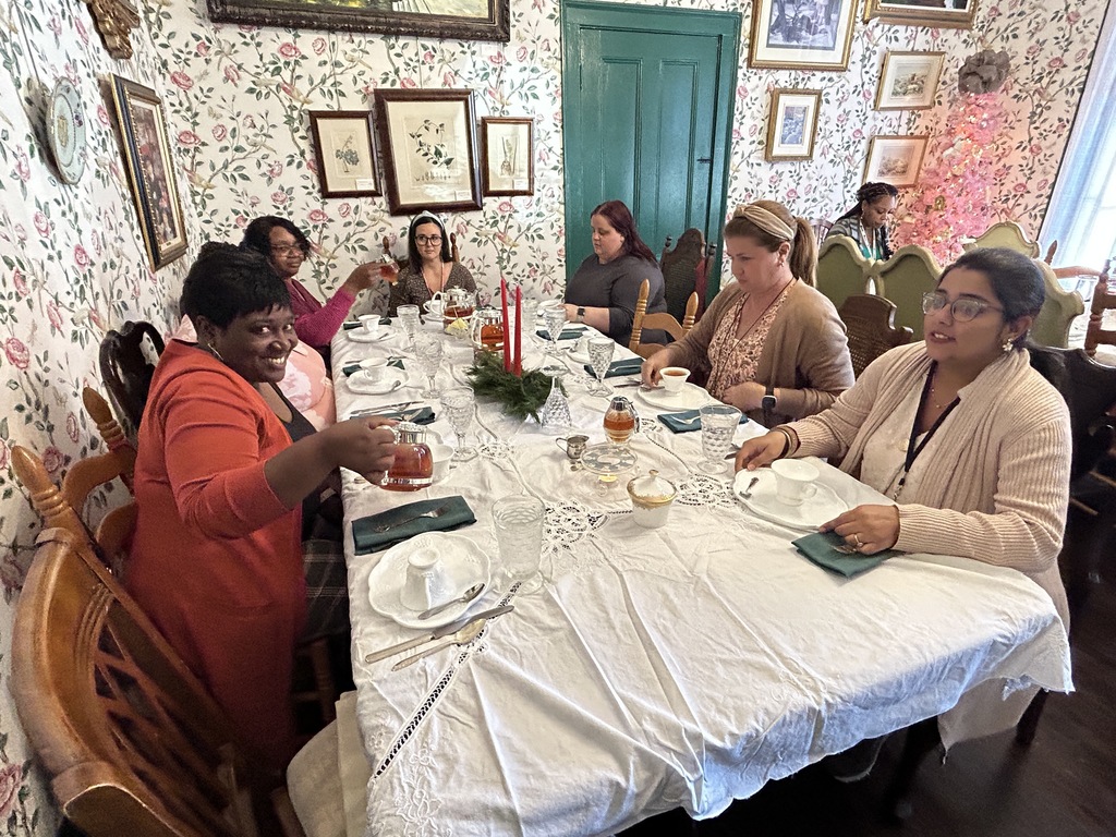 Teachers drinking tea