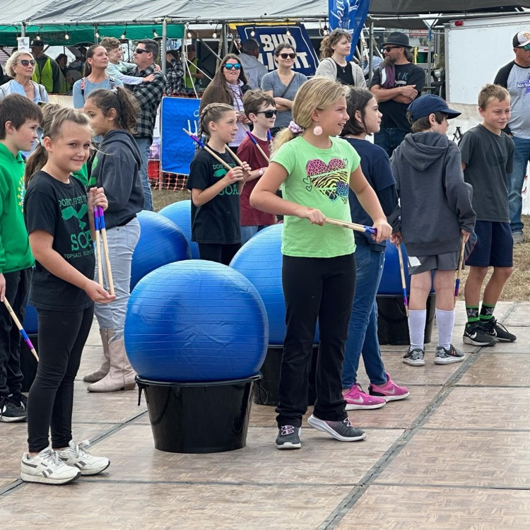 Our 3rd and 4th grade drumming club did an amazing job at the Spot Festival on Saturday!