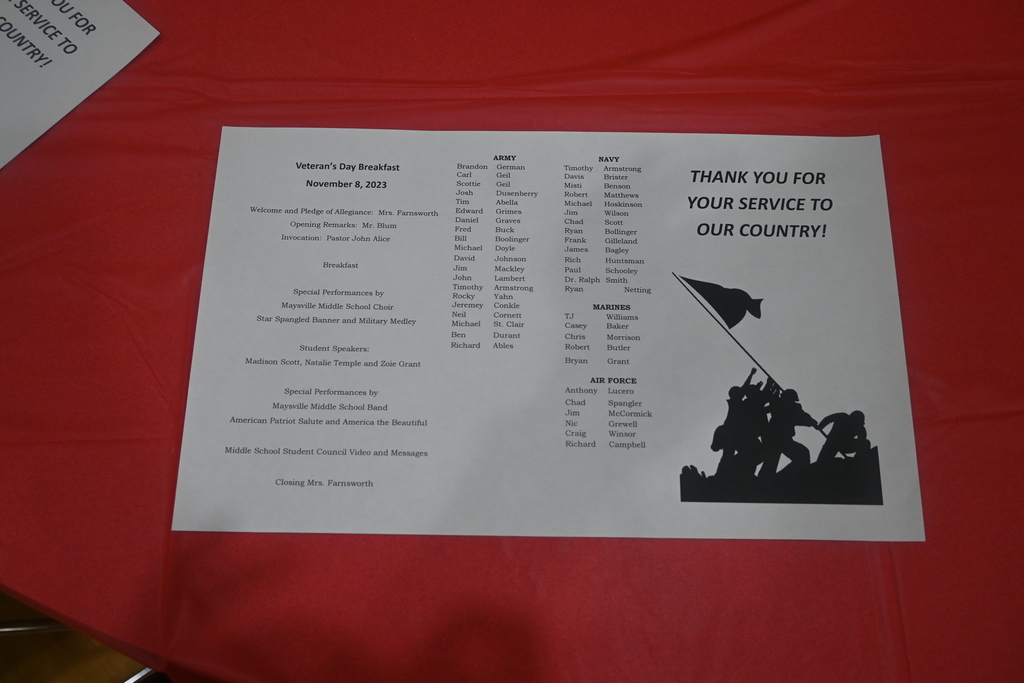 veterans Day Breakfast