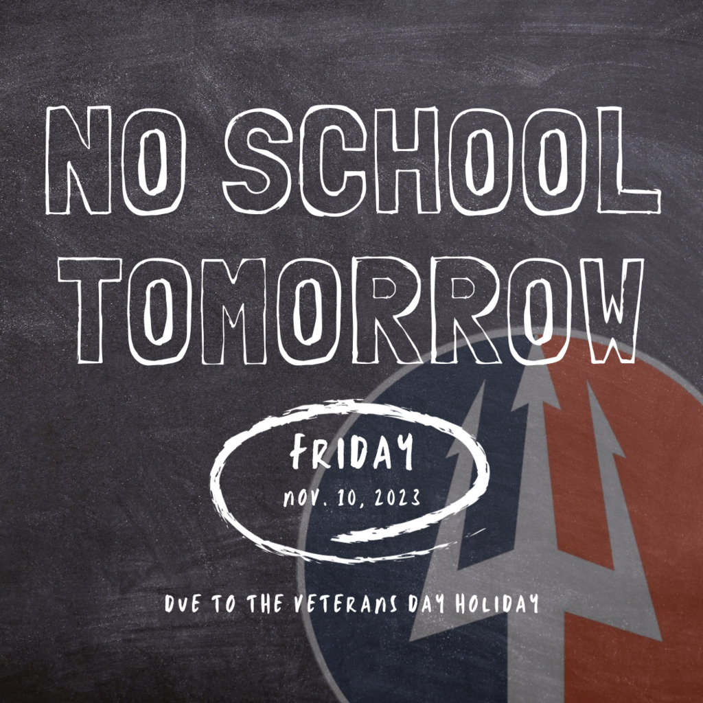  No school graphic. 