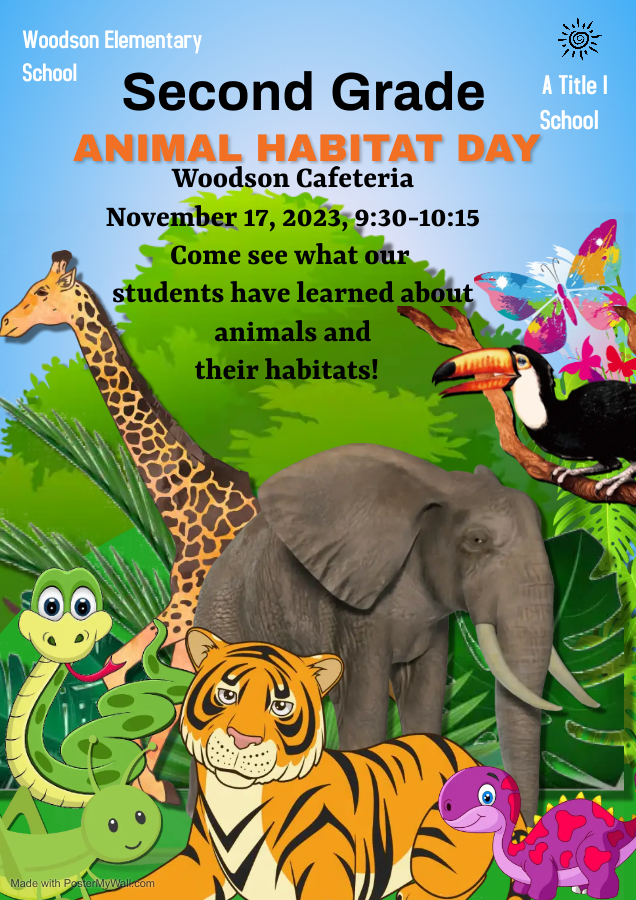 2nd grade Exhibition Flyer in English