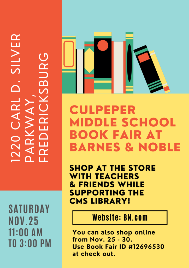 CMS Book Fair at Barnes and Noble