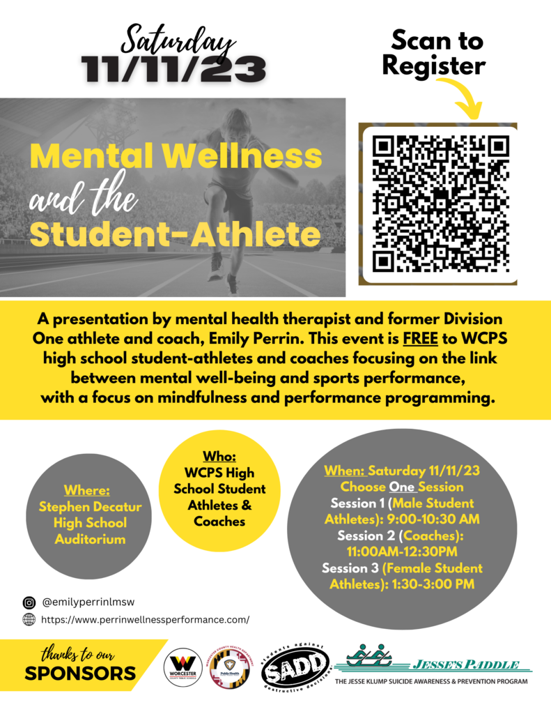 Mental Health and the Student Athlete Session