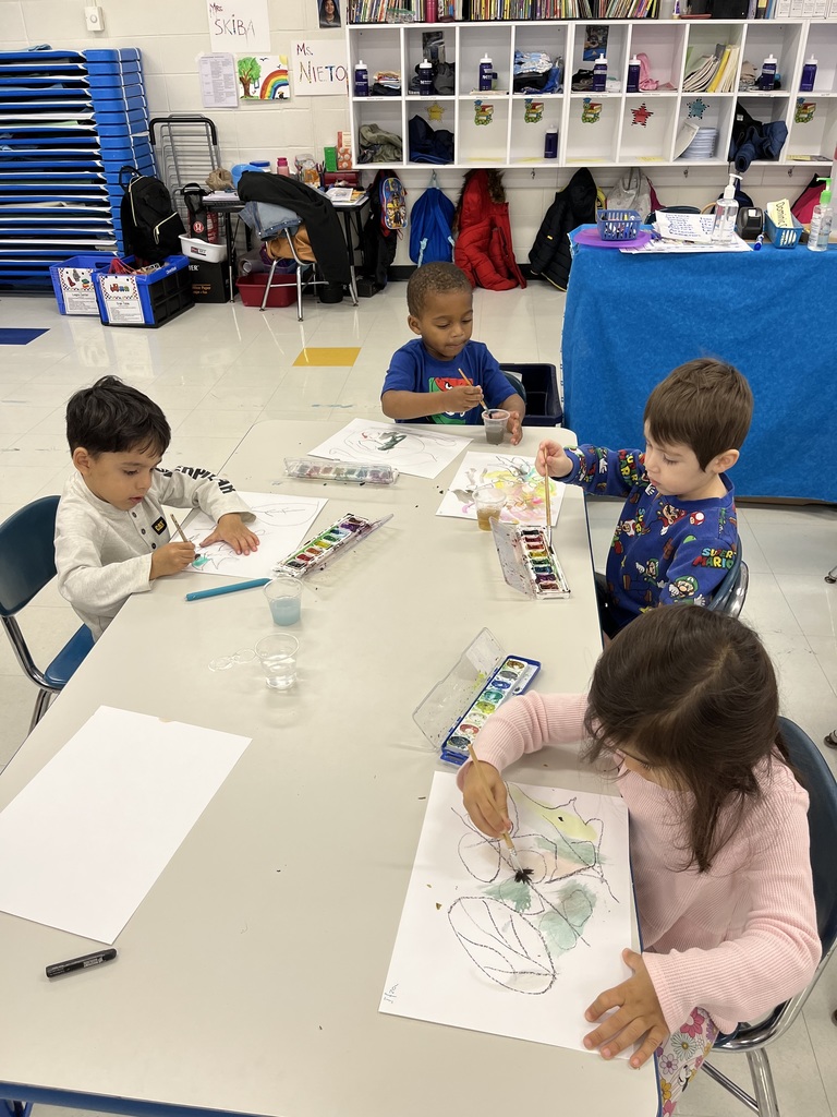 Painting fall leaves