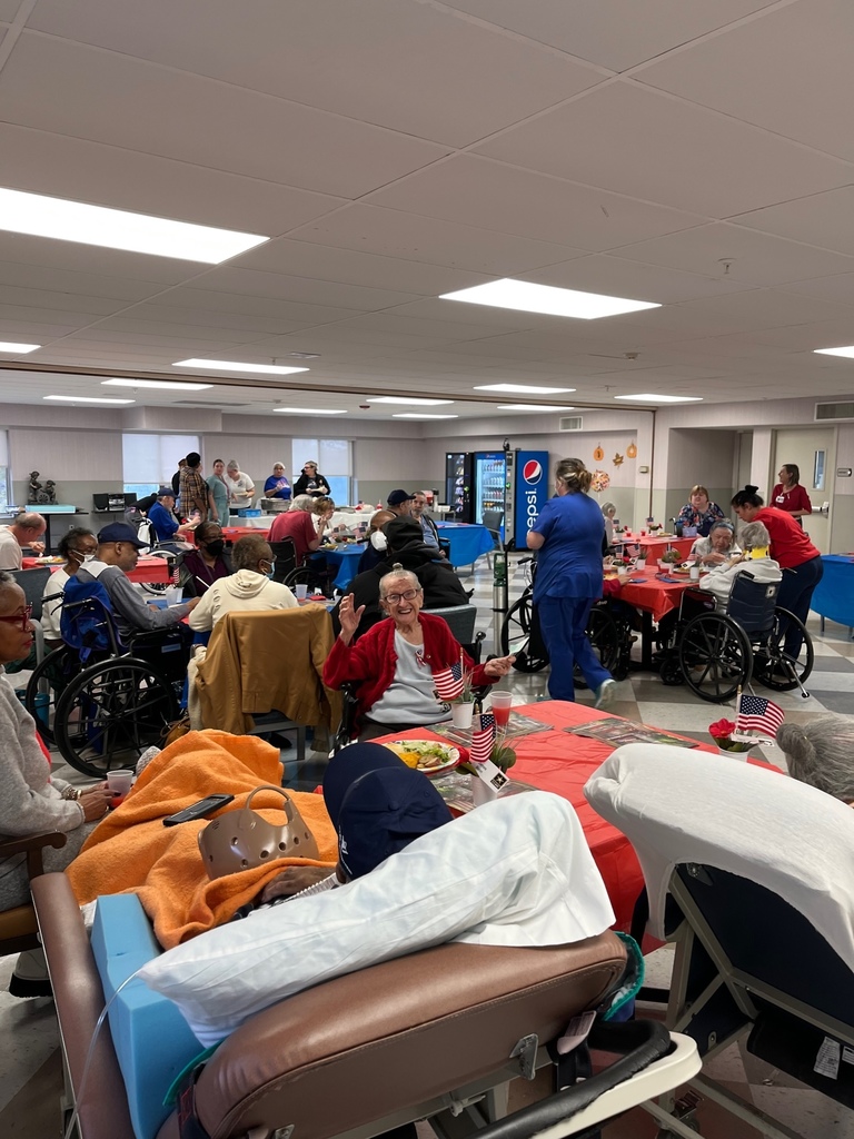 Cadets at the South Buffalo Safire Rehabilitation Center