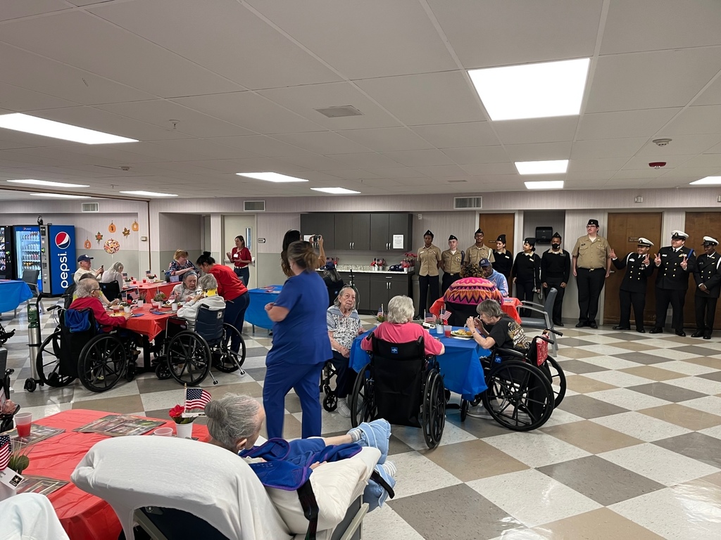 Cadets at the South Buffalo Safire Rehabilitation Center